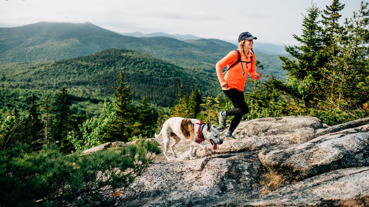 hiking with my dog